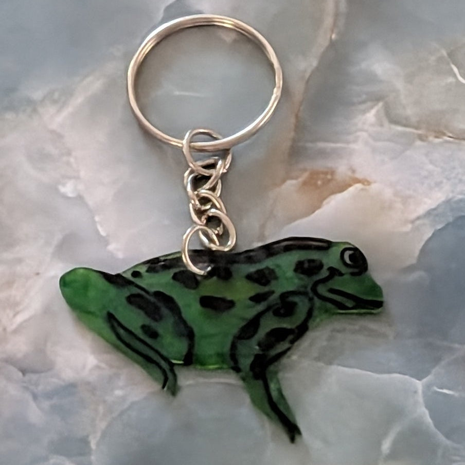 Frog Keychain | Shrink Plastic