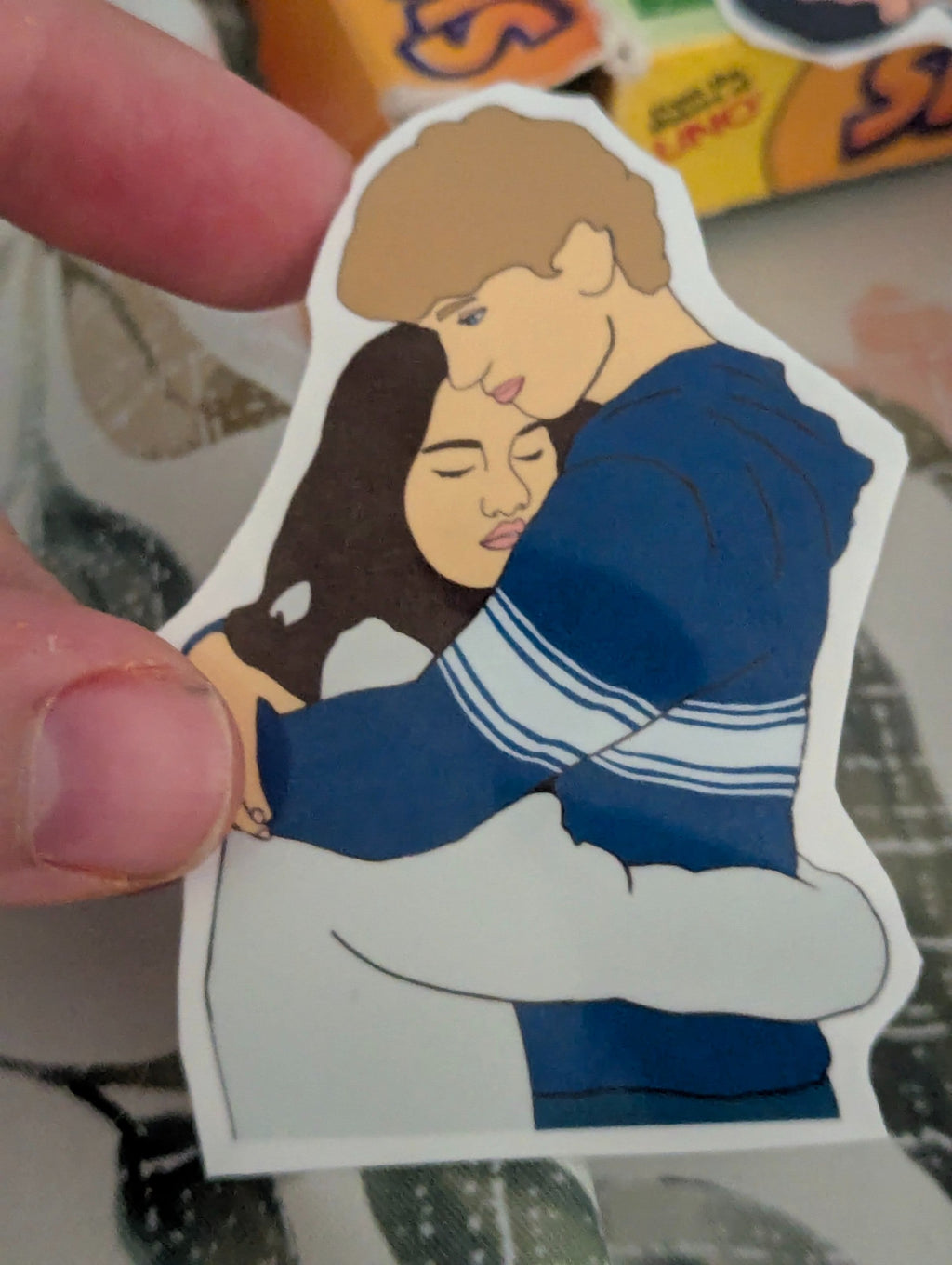 Bellyjere Hug Vinyl Sticker – (Waterproof)