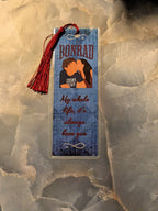 Bonrad Bookmark | Red and Blue