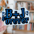 B & J Forever | Bellyjere Vinyl Sticker