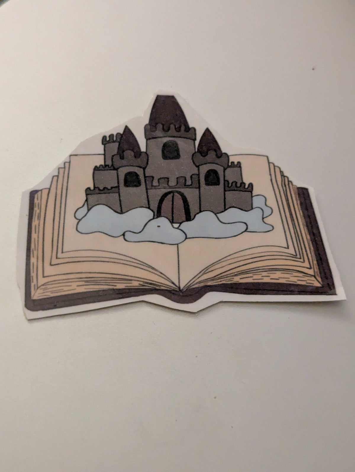 Bookish Castle Vinyl Sticker (Waterproof)