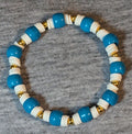 Blue and White Bracelet